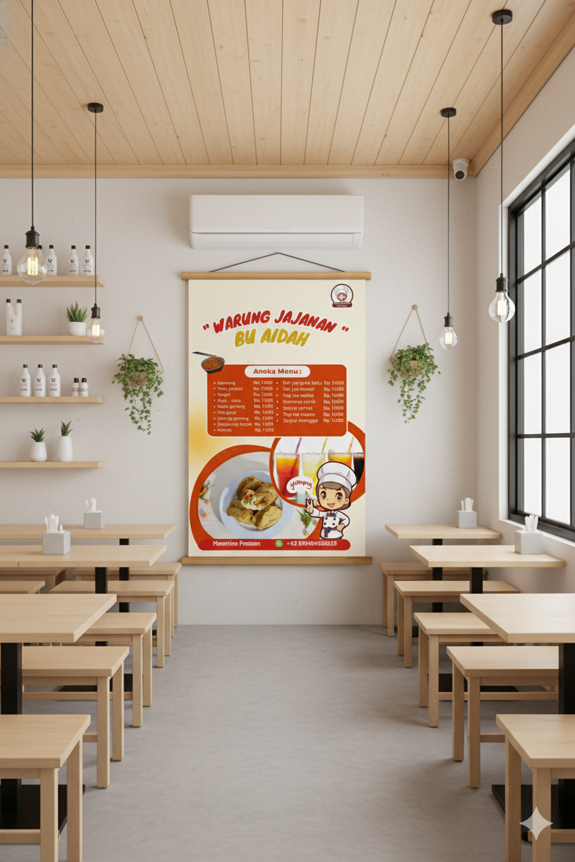 Contoh Desain Poster Menu